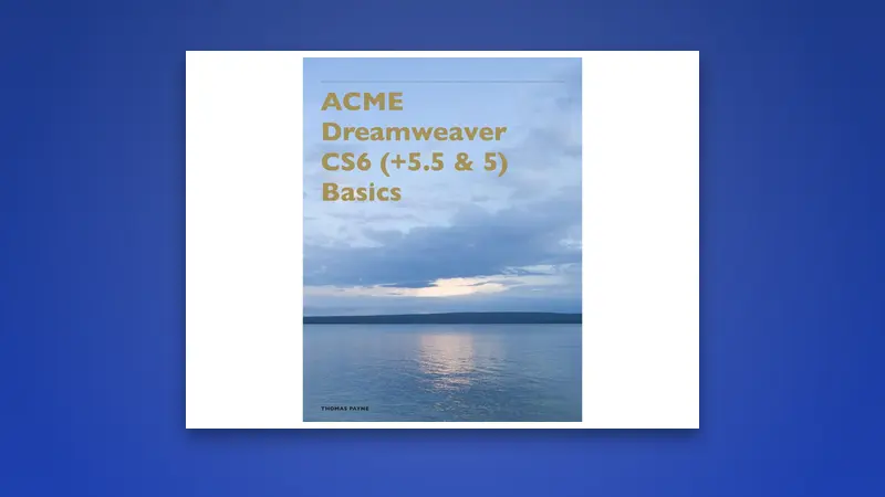 Dreamweaver CS6 Basics PDF - Web Design Essentials — PDF cover