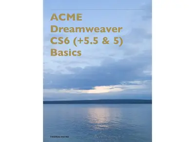 Cover of the Dreamweaver CS6 Basics PDF