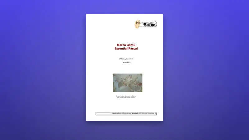 Essential Pascal PDF: Practical Pascal Programming Guide — PDF cover