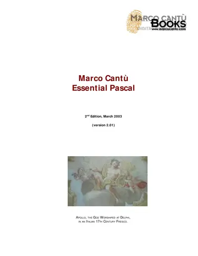 Cover of the Essential Pascal PDF