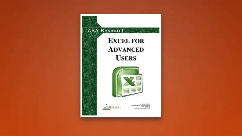 Excel for Advanced Users: Macros, Automation & Data Tools — PDF cover