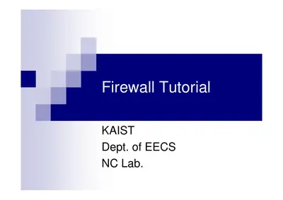 Cover of the Firewall Tutorial PDF