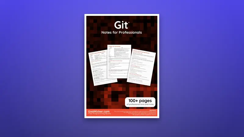 Git Notes for Professionals PDF: Essential Reference — PDF cover