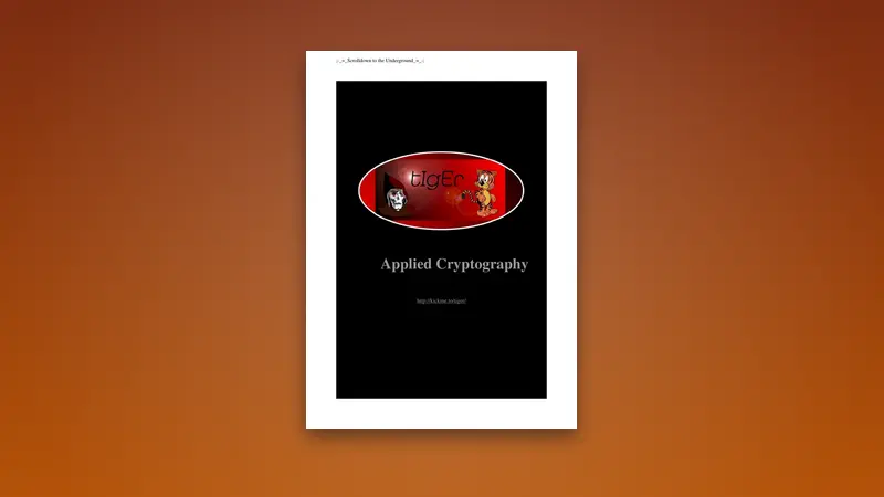 PDF Handbook of Applied Cryptography — PDF cover