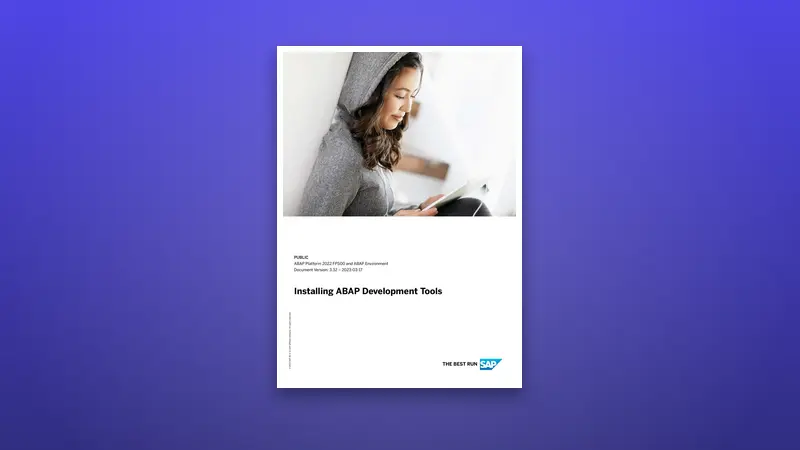 Installing ABAP Development Tools PDF: Enhance Your Skills — PDF cover