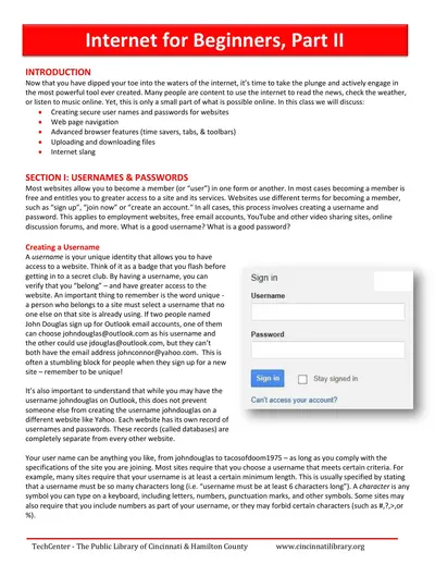 Internet for Beginners - Part II — free PDF cover