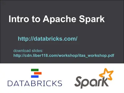 Cover of the Introduction to Apache Spark PDF