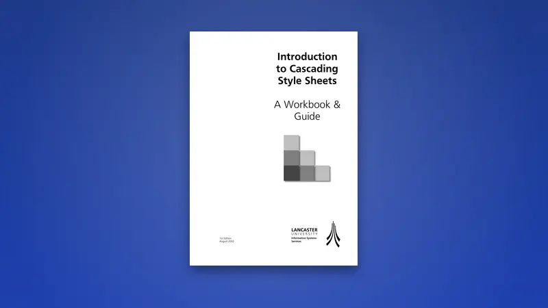 PDF Introduction to Cascading Style Sheets — PDF cover