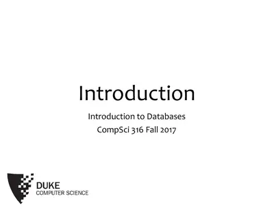 Cover of the Introduction to Databases PDF