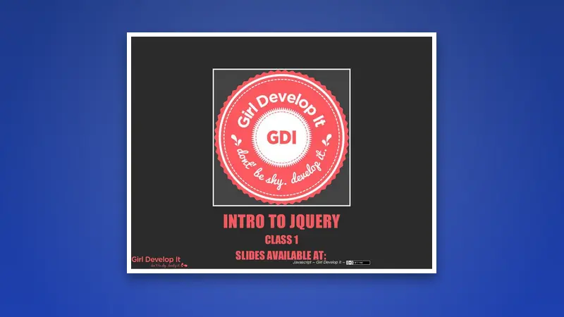 Introduction to jQuery PDF: Beginner Course — PDF cover
