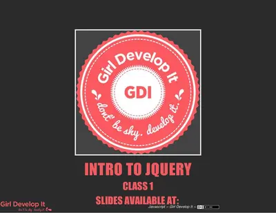 Cover of the Introduction to jQuery PDF
