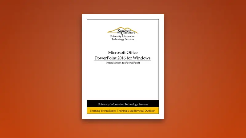 PDF Introduction to PowerPoint 2016 — PDF cover