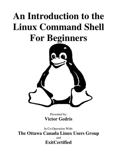 Cover of the An Introduction to the Linux Command Shell PDF