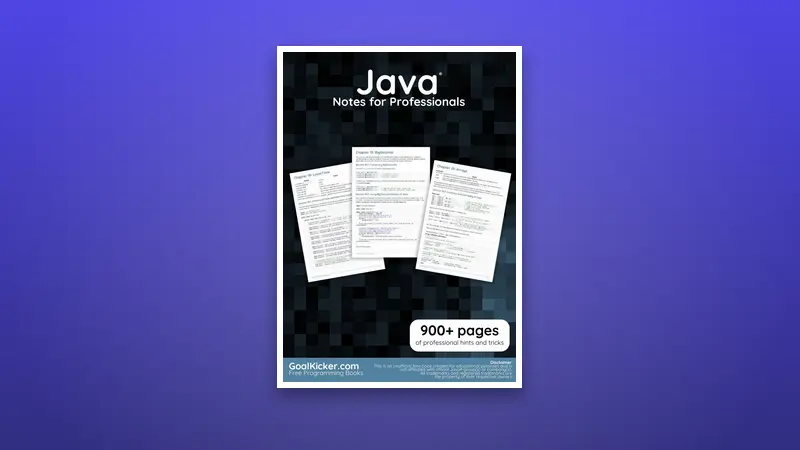Java Notes for Professionals PDF – Practical Java Guide — PDF cover
