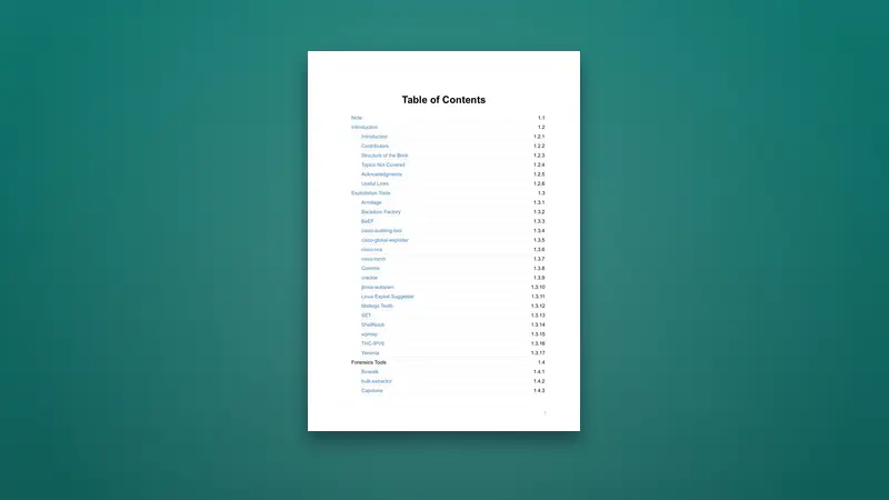 Kali Linux PDF: Mastering Penetration Testing — PDF cover