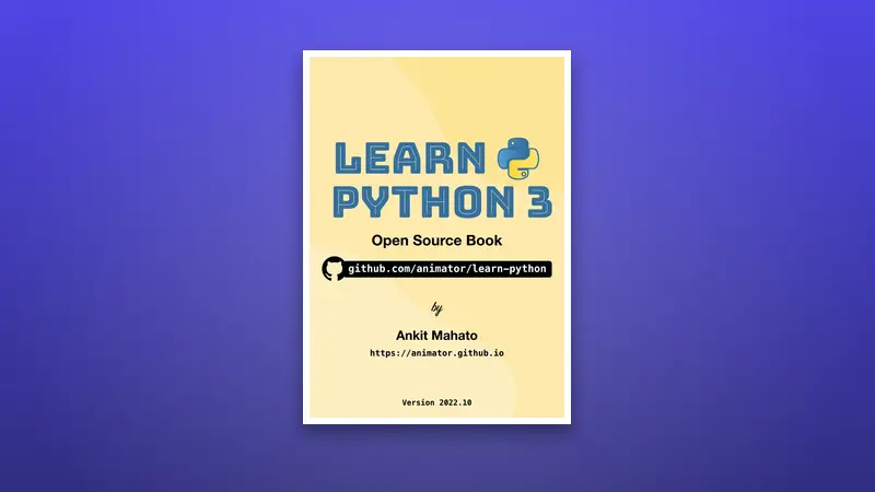 learn python 3: Complete Introduction to Python Basics — PDF cover