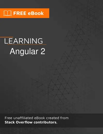 Cover of the Learning Angular 2 PDF