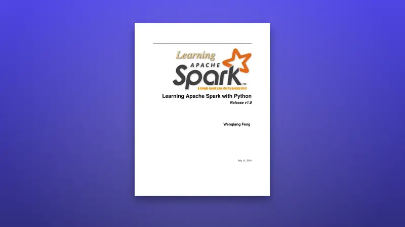 Learning Apache Spark with Python — PDF cover
