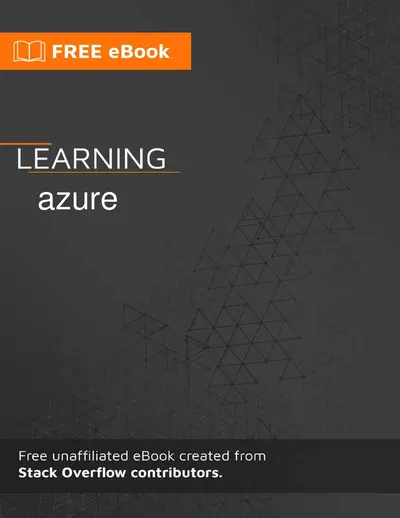 Learning azure — free PDF cover
