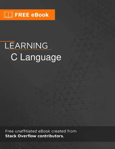 Cover of the Learning C language PDF