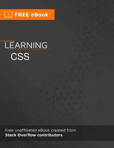 Cover of the Learning CSS PDF
