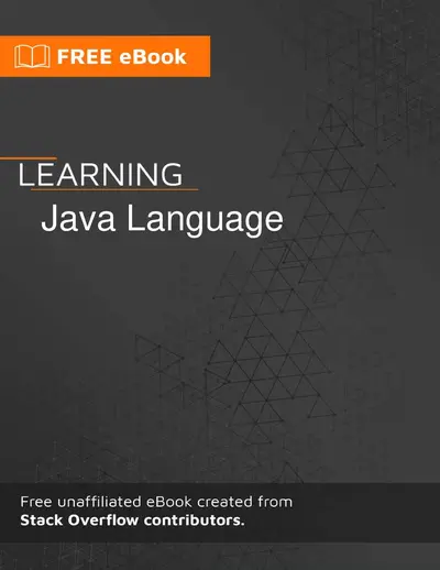 Cover of the Learning Java Language PDF