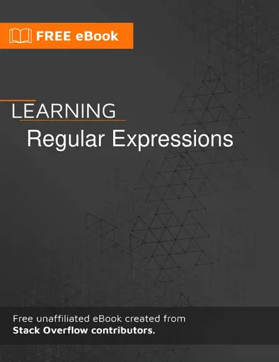 Cover of the Learning Regular Expressions PDF