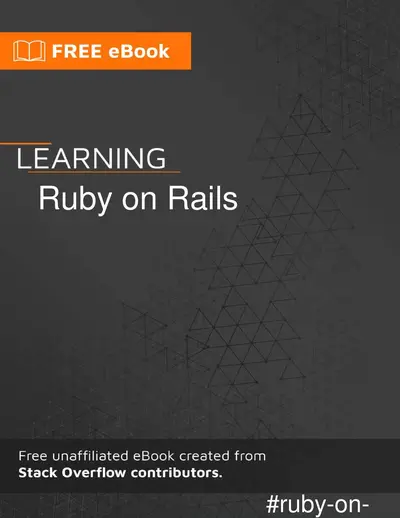 Learning Ruby on Rails — free PDF cover