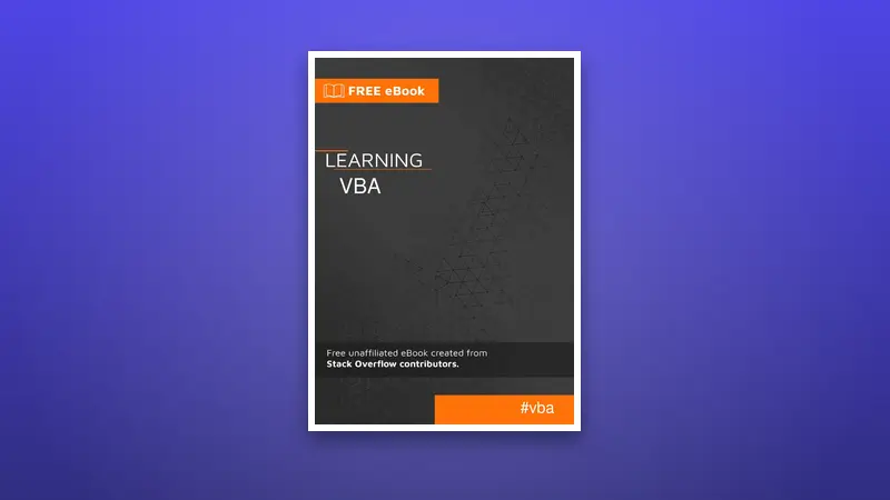 Learning VBA PDF: Complete Guide for Beginners and Experts — PDF cover