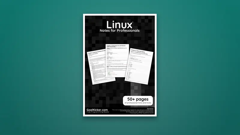 Linux PDF Notes for Professionals book — PDF cover