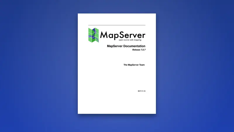 MapServer Documentation: Unlock Geospatial Mapping Skills — PDF cover