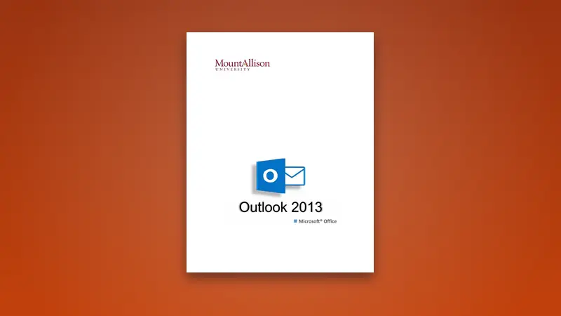 Microsoft Outlook 2013 PDF — Complete User Guide — PDF cover