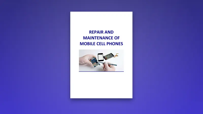 Mobile Phone Repair and Maintenance PDF: Beginner's Guide — PDF cover