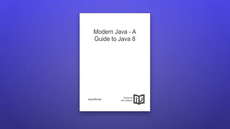 Modern Java PDF - A Guide to Java 8 — PDF cover