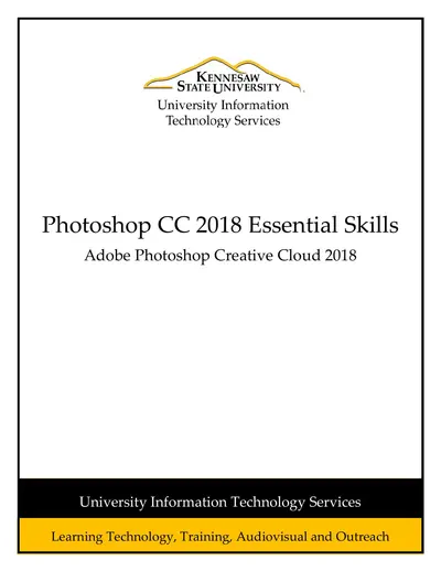 Photoshop CC 2018 Essential Skills — free PDF cover