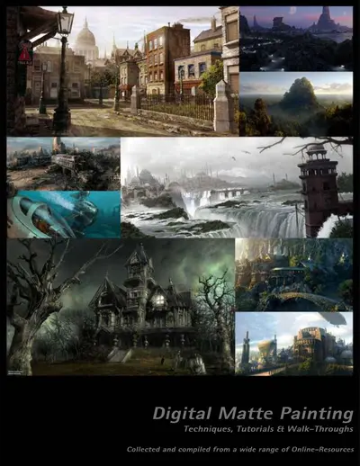 Cover of the Photoshop Digital Matte Painting PDF