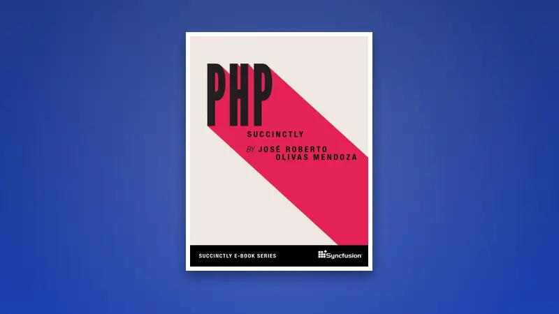 PHP Succinctly PDF: Beginner's Guide to Web Dev — PDF cover