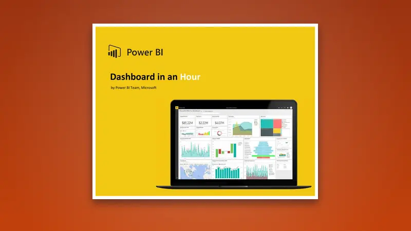 Power BI Dashboard in an Hour: Quick Report Workshop — PDF cover