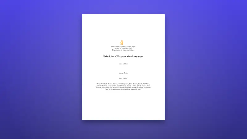 Principles of Programming Languages PDF: Master Core Concepts — PDF cover