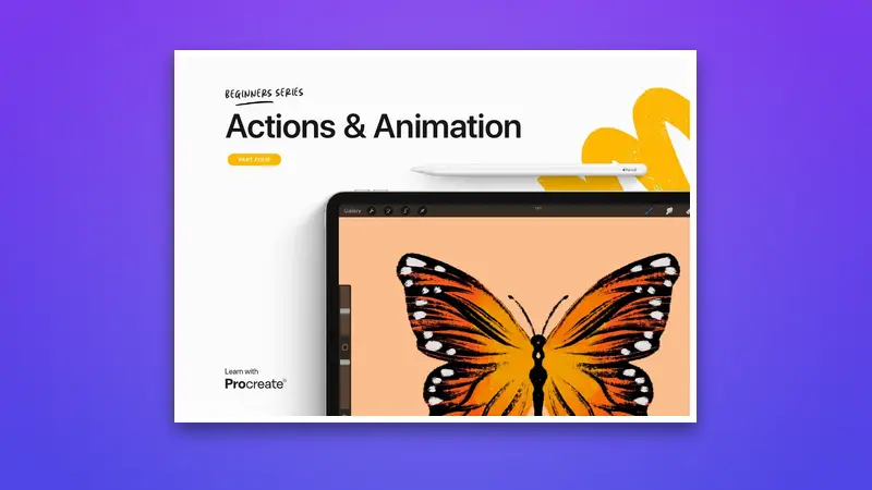 Procreate PDF: Actions & Animation — PDF cover
