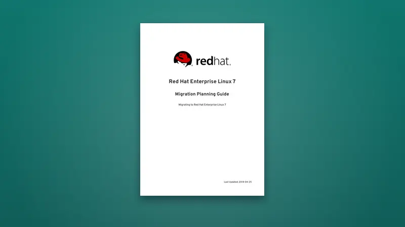 Red Hat Enterprise Linux 7 Migration Planning PDF Guide — PDF cover