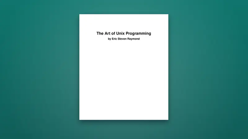 The Art of Unix Programming PDF — Development Skills — PDF cover