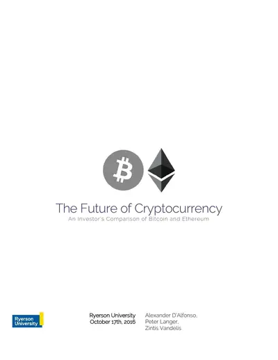 Cover of the The Future of Cryptocurrency PDF