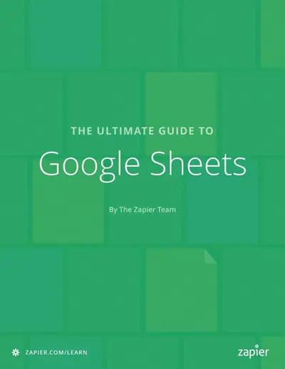 Cover of the The Ultimate Guide to Google Sheets PDF