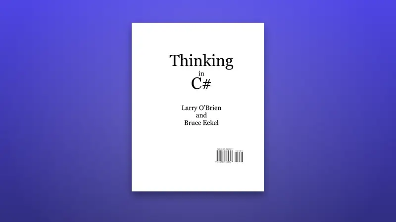 Thinking in C# Programming Guide — PDF cover