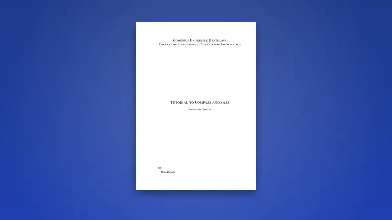 Tutorial to Compass and Sass PDF: Practical Guide — PDF cover