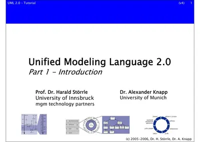 Cover of the Unified Modeling Language 2.0 PDF