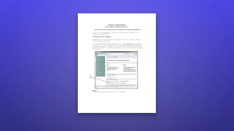 Using C++ with NetBeans PDF: A Practical Tutorial — PDF cover