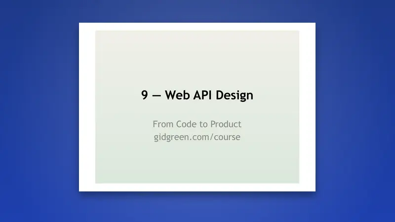 Web API Design PDF: Practical Principles & Best Practices — PDF cover