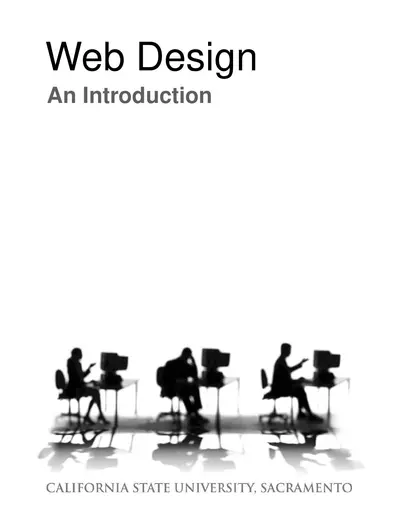 Cover of the Web Design : An Introduction PDF
